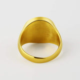 Gold lion masculine ring nz