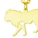 Gold lion necklace nz
