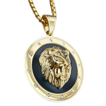Gold Lion Pendant for Men nz