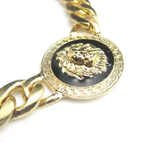 Gold lion pendant necklace nz