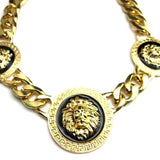 Gold lion pendant necklace nz