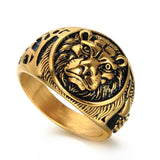 Gold lion ring nz