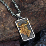 Gold Odin Necklace nz
