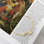 Gold pearl necklace Bracelet nz