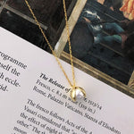 Gold pearl necklace nz