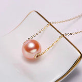 Gold pearl pendant Orange nz