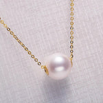 Gold pearl pendant White nz