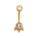 Gold plated belly button piercing nz