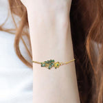Gold plated butterfly bracelet nz