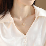 Gold plated pearl necklace Golden nz