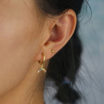 Gold rainbow earrings nz