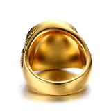 Gold religious signet ring nz