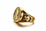 Gold religious signet ring nz
