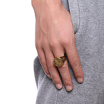 Gold religious signet ring nz