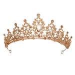 Gold rhinestone tiara nz
