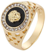 Gold ring with a lion’s head 54 mm nz