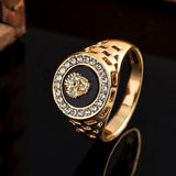 Gold ring with a lion’s head nz