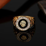 Gold ring with a lion’s head nz