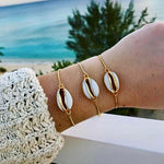 Gold seashell bracelet nz