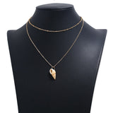 Gold shell necklace nz