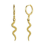 Gold snake earrings nz