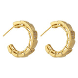 Gold snake scale earrings nz