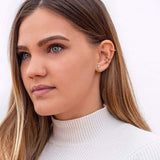 Gold Snake Stud Earrings nz