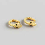 Gold Snake Stud Earrings nz