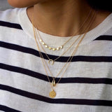 Gold Sun Pendant Necklace nz