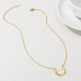 Gold Sun Pendant nz