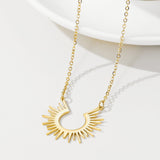 Gold Sun Pendant nz