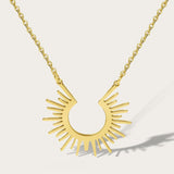 Gold Sun Pendant nz