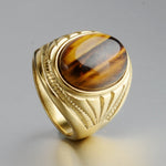 Gold Tiger Eye Ring nz
