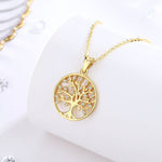 Gold Tree of Life Necklace nz