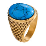 Gold turquoise ring nz