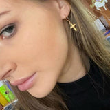 Gold twisted earrings nz