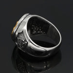Gold viking wolf ring nz