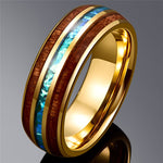 Gold wood ring nz