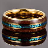 Gold wood ring nz