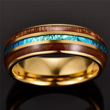 Gold wood ring nz