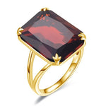 Golden Garnet Ring nz