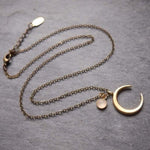 Golden Moon Pendant nz