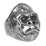 Gorilla signet ring 7 (54.4 mm) / Style 2 nz