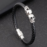 Gothic Skull Bracelet Classic skull / 19 cm nz