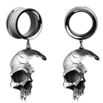 Gothic skull earrings 4mm nz