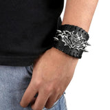 Gothic steampunk bracelet Black nz