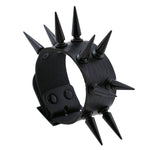 Gothic studded bracelet Black nz