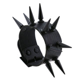 Gothic studded bracelet Black nz