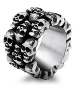 Gothic style Skull ring 54 mm nz