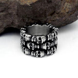 Gothic style Skull ring nz